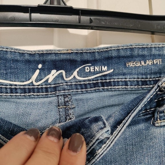 INC capri Jeans size 10 - Picture 4 of 5